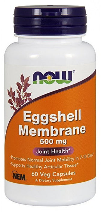 Now Eggshell Membrane Capsules, 500 gr, 60 ct