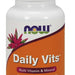 Now Daily Vits Tablets, Multi Vitamins & Mineral, 100 ct