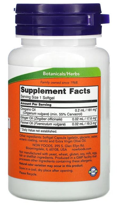 Now Foods Oregano Oil Softgels , 90 ct
