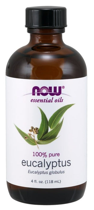 Now Essential Oils Eucalyptus Globulus Oil, 100% Pure, 118 ml