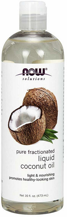Now Solutions Liquid Coconut Oil, 16 oz