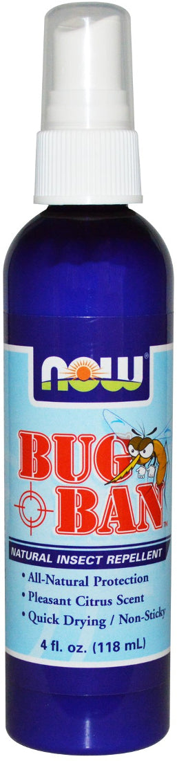 Now Bug Ban Natural Insect Repellent, 4 oz