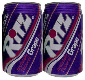 Ritz Grape Flavored Soda Cans, Value Pack, 12-pack