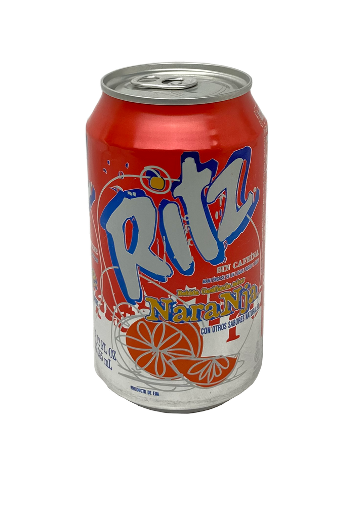 Ritz Orange Soda Can, 12 oz