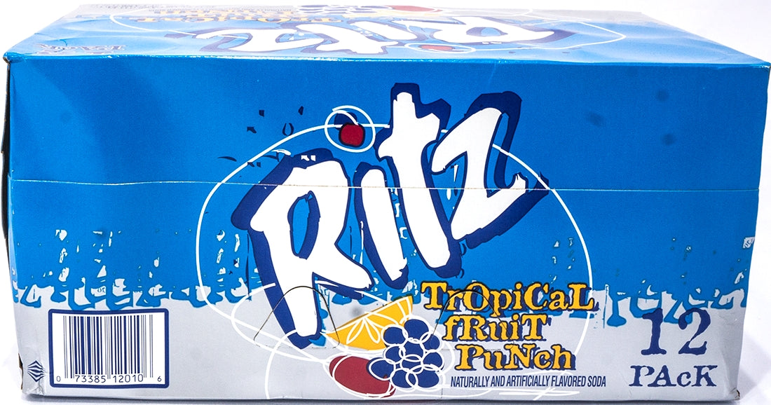Ritz Tropical Fruit Punch, Soda, 12 pk
