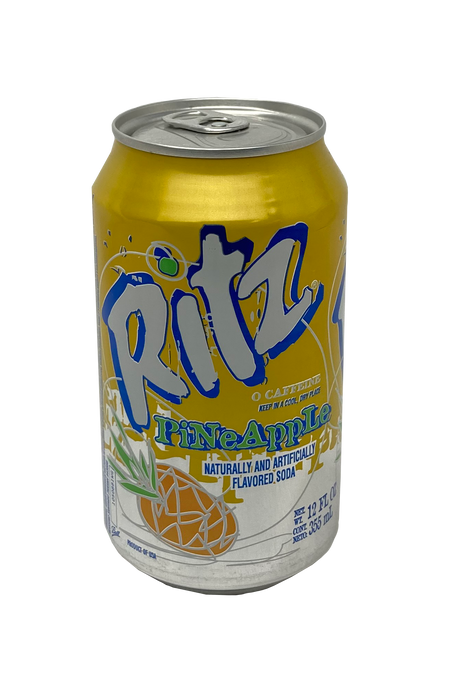 Ritz Pineapple Soda Can, 12 oz