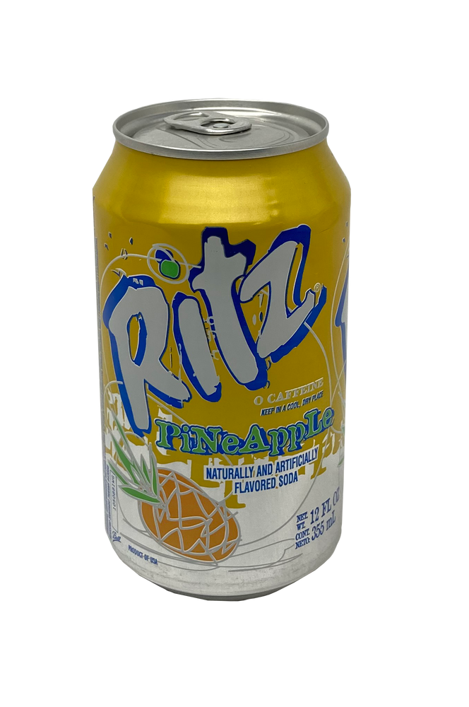 Ritz Pineapple Soda Can, 12 oz