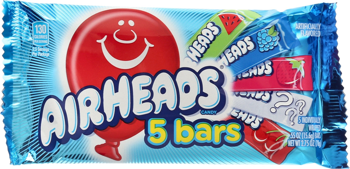 Airheads Candy Bars, 5 pcs