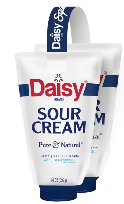 Daisy Pure & Natural Sour Cream, 2-Pack, 2 x 14 oz