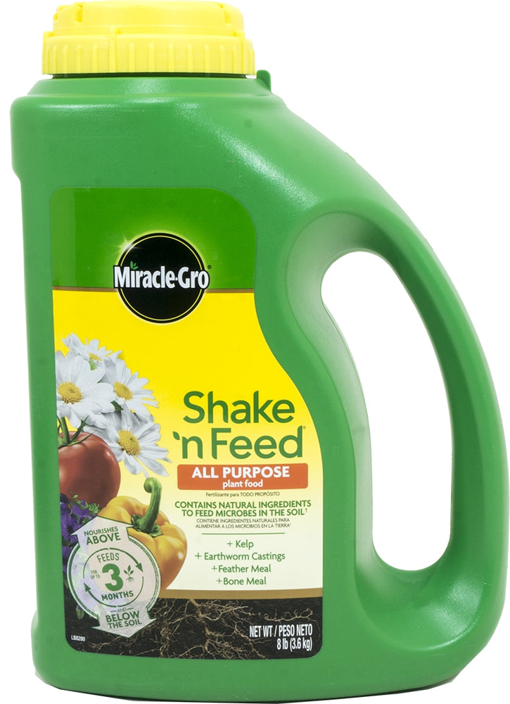 Miracle-Gro Shake 'n Feed All Purpose Plant Food, 8 lbs