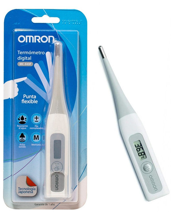 Omron Digital Thermometer, Model #: MC-343F