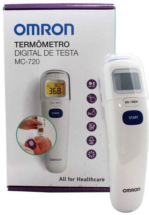 Omron Forehead Thermometer, Model #MC-720