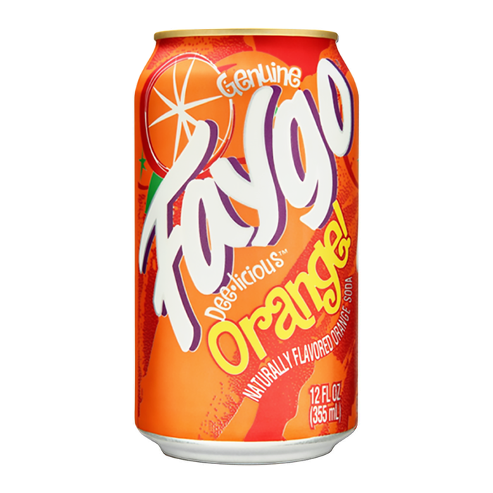 Faygo Orange Soda Can, 6-Pack , 6 x 12 oz