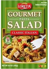 Loretta Gourmet Pasta Salad Classic Italian, 6.4 oz
