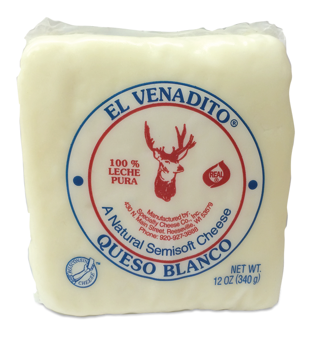 El Venadito Queso Blanco (White Cheese), 12 oz