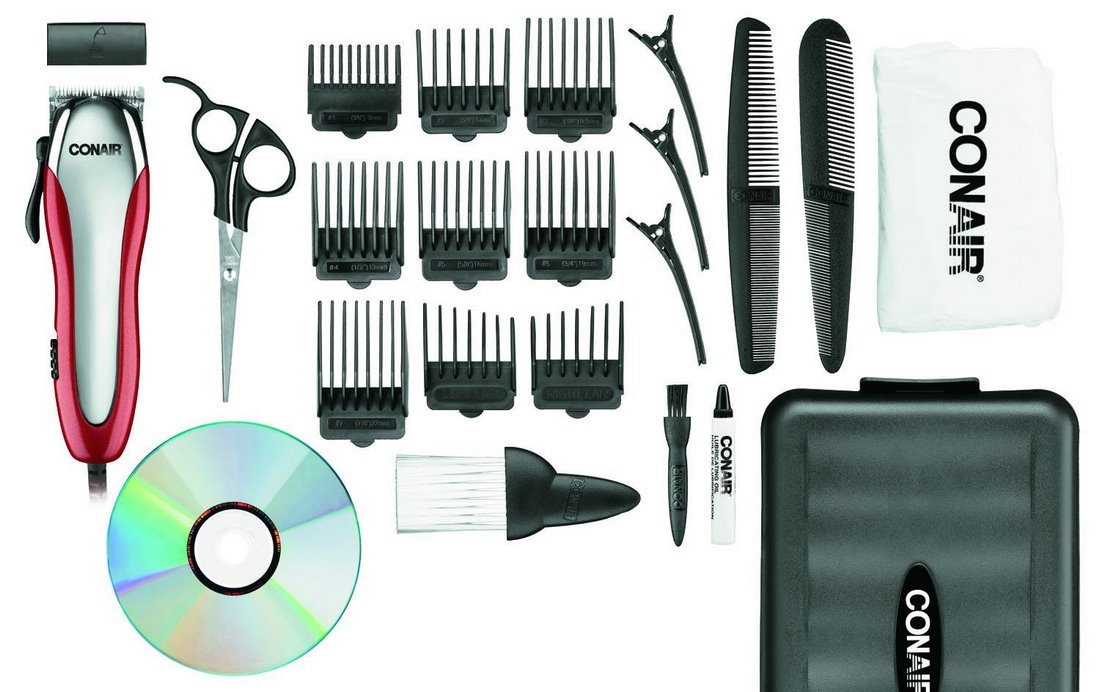 Conair Ultra Cut Chrome Haircut Kit, Lightweight, 23 pcs —