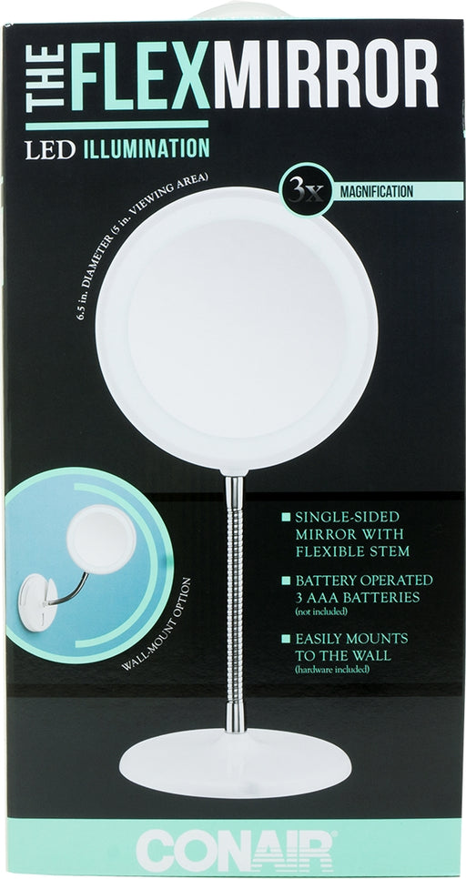 Conair LED Illumination Flex Mirror, 6.5 inch