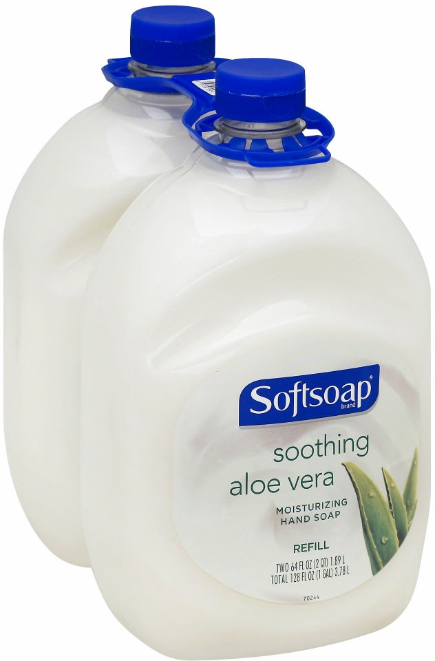Softsoap Soothing Aloe Vera Moisturizing Hand Soap, 2 x 64 oz