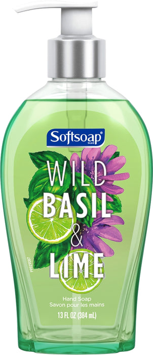 Softsoap Liquid Hand Soap, Wild Basil & Lime, 384 ml (13 oz)