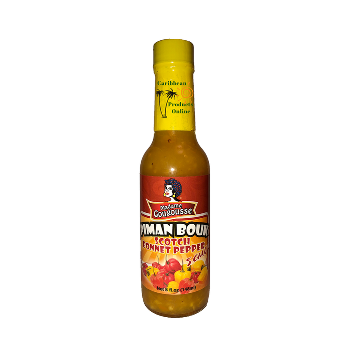 Madame Gougousse Piman Bouk Scotch Bonnet Pepper Sauce , 5 oz