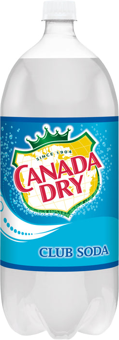 Canada Dry Club Soda Bottle, 1 L