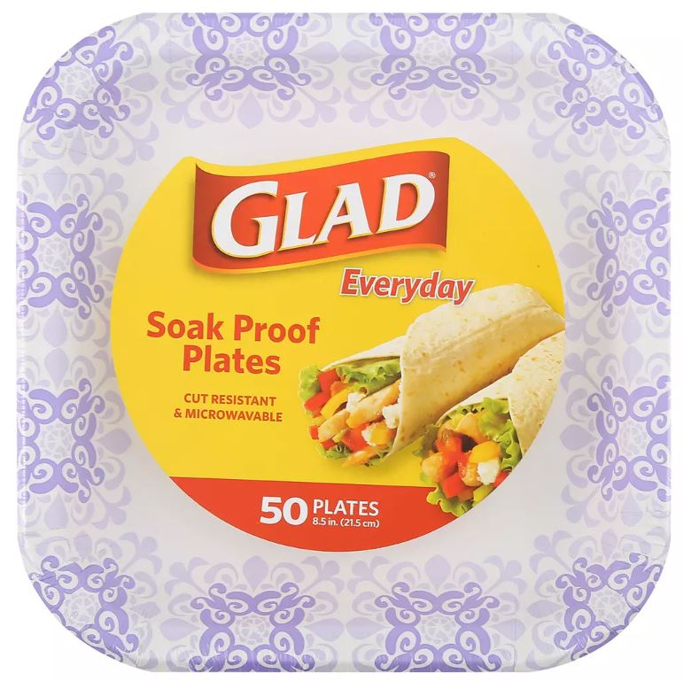 Glad discount paper plates