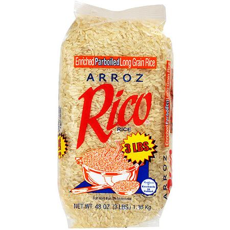 Rico Enriched Parboiled Long Grain Rice, 3 lb, 3 lb