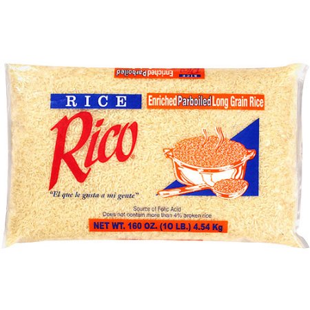 Rico Enriched Parboiled Long Grain Rice, 10 lb, 10 lb