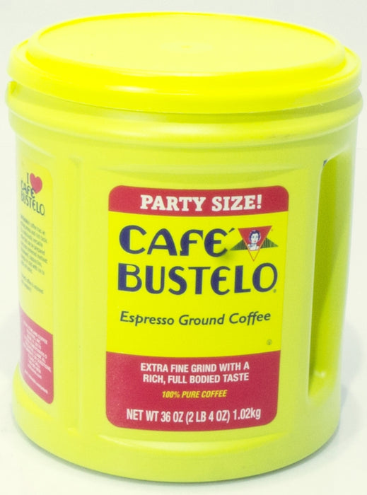 Cafe Bustelo Espresso Ground Coffee, Party Size, 36.0 oz