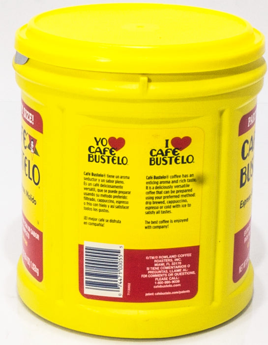 Cafe Bustelo Espresso Ground Coffee, Party Size, 36.0 oz