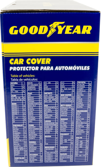 Goodyear Car Cover, Size Medium