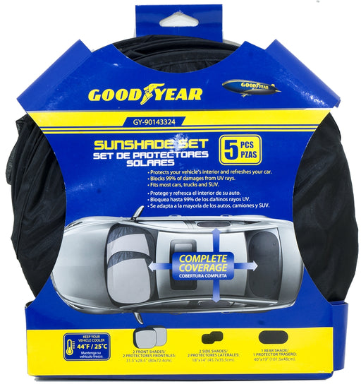 Goodyear Sun Shade Set, 5 ct