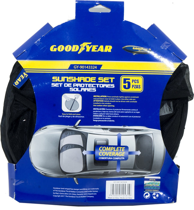 Goodyear Sun Shade Set, 5 ct