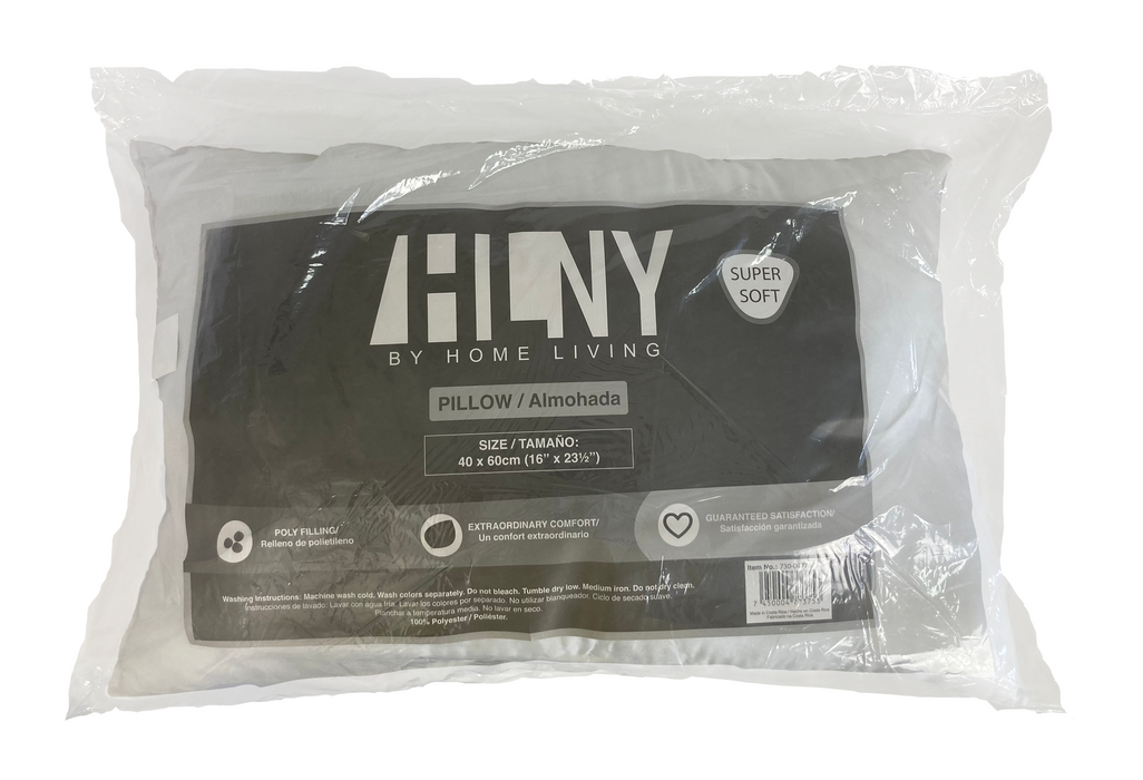 HLNY Pillow, Super Soft, 40 cm x 60 cm, 1 pc