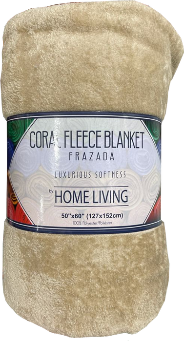Home Living Coral Fleece Blanket, 50 x 60 in, 1 pc