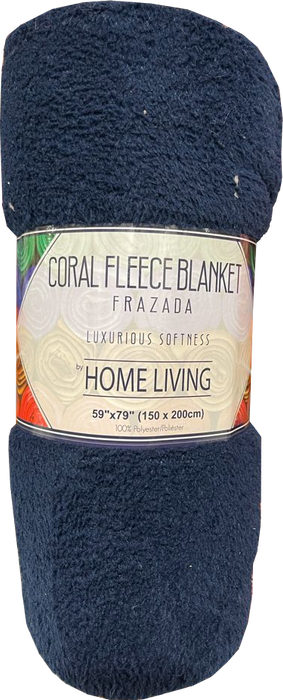 Home Living Coral Fleece Blanket, 59 x 79 in, 1 pc