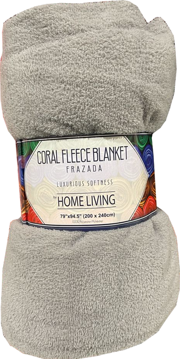 Home Living Coral Fleece Blanket, 79 x 94.5 in, 1 pc