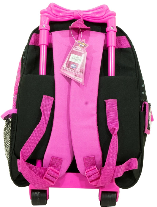 May's Disney Fairy Tale High Trolley Backpack, Black & Pink, 16 inch