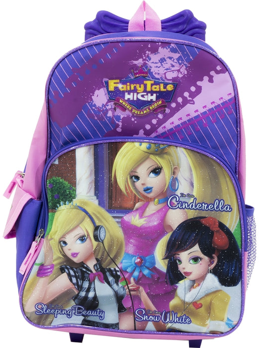 May's Disney Fairy Tale High Trolley Backpack, Purple & Pink, 