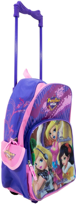 May's Disney Fairy Tale High Trolley Backpack, Purple & Pink, 