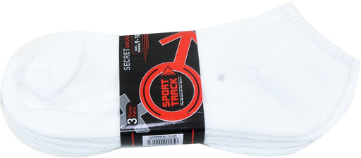 Sport Track Secret Socks, Value Pack, Size 9-10