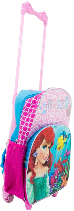 May's Disney Princess Ariel Trolley Backpack, Pink, 