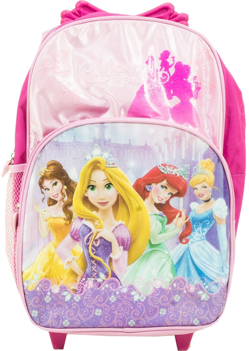 May's Disney Princess Magnificent Beauty Trolley Backpack, Pink, 