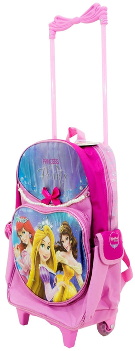 May's Disney Princess of Pearls Trolley Backpack, Pink, 