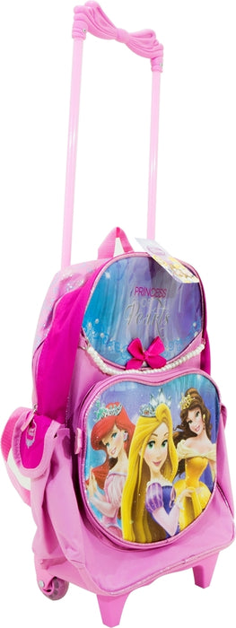 May's Disney Princess of Pearls Trolley Backpack, Pink, 