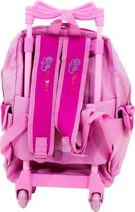 May's Disney Princess of Pearls Trolley Backpack, Pink, 