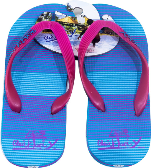 Quick Bay Girls Striped Slipper (Specify Colors at Checkout), Size 30-35