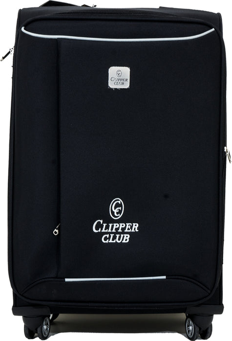 Clipper Club Softsided 3-Piece Luggage Set, Black, 3 pc