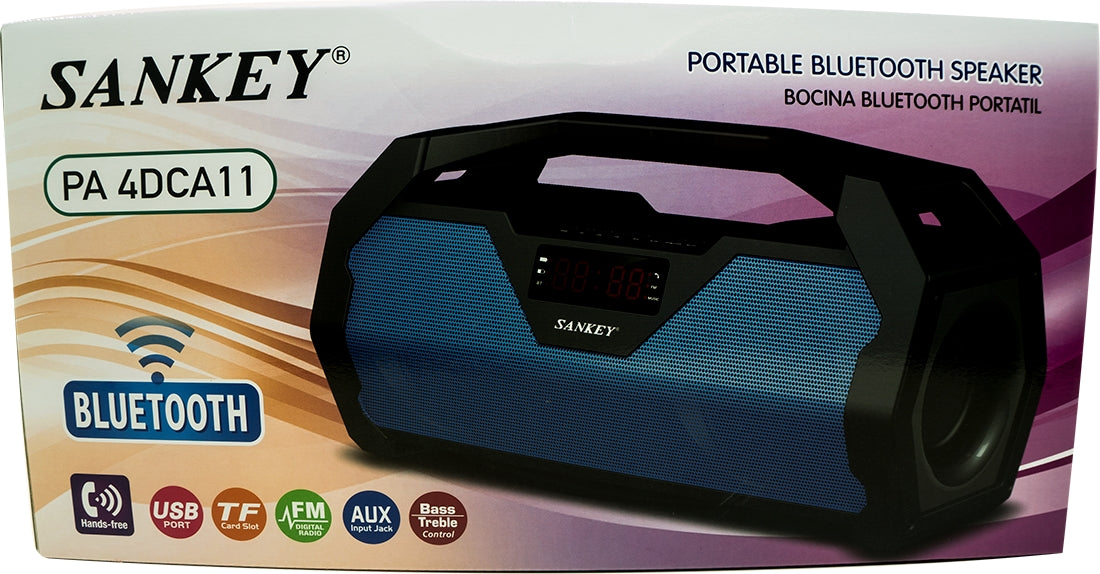 Sankey Portable Bluetooth Speaker (Specify Color at Checkout), Model # PA 4DCA11