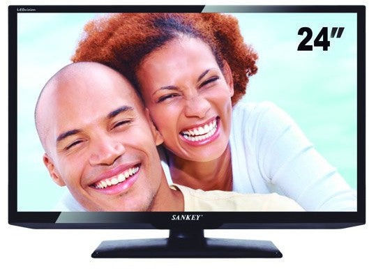 Sankey 24" LED TV, High Definition, USB, VGA, HDMI, Model# CLED 24A01
